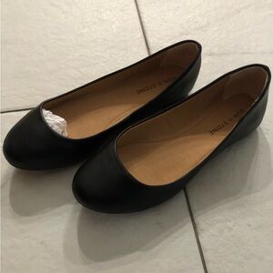 Sun + Stone Black Women's Flats